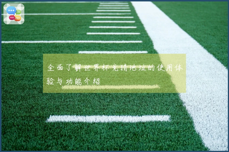 全面了解世界杯竞猜地址的使用体验与功能介绍